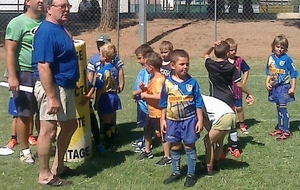 Ecole de rugby : Chaud..chaud...  chaud ... l'entrainement !