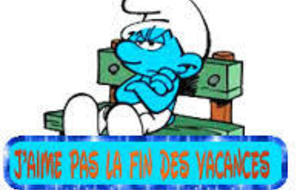 C'est bientôt la reprise ....