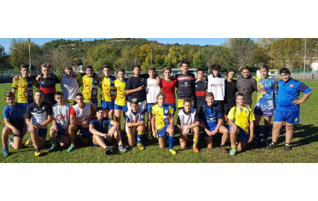 même en vacances les cadets s'entrainent ..