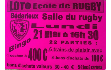 LOTO.....lundi 21 mai ....