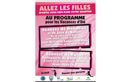 Les filles venez vous tester au rugby ...