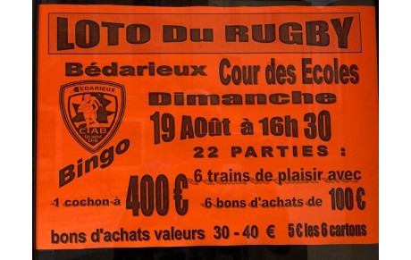 LOTO.....dimanche 19 aout !