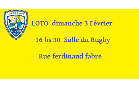 Loto Dimanche 3 février