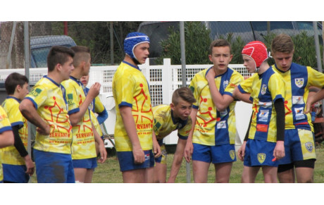 l'école de rugby samedi à Mazamet ..