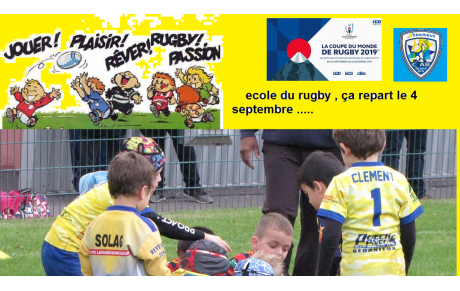 infos jeunes .Ecole de Rugby