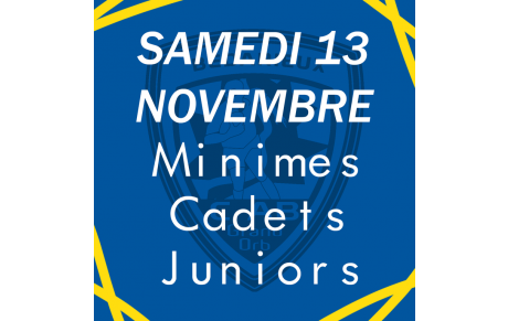 Gros programme du Samedi 13 Novembre 