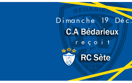 Le RC Sète à la maison jaune et bleu !