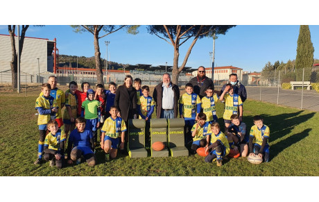 Cadeau pour l'École de Rugby